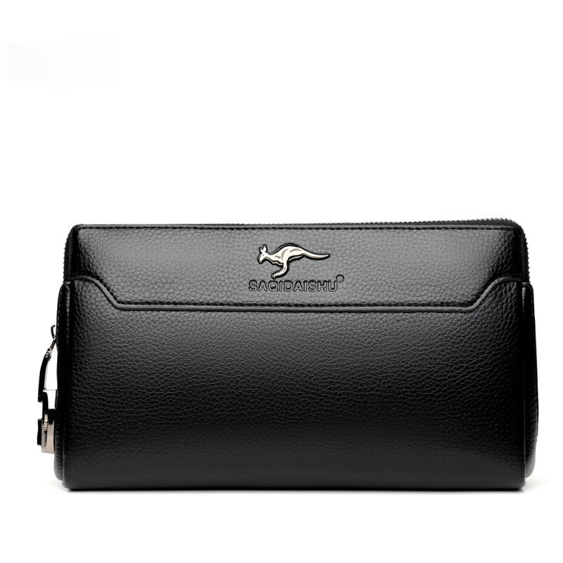 Pochette da uomo in pelle