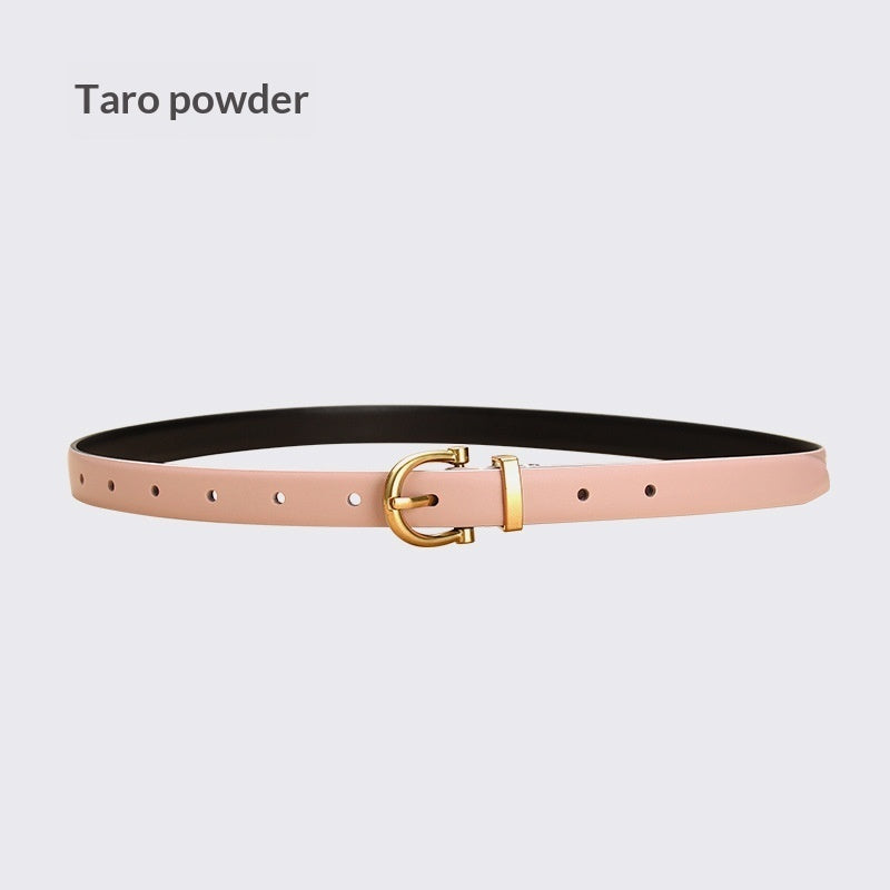 Cintura in pelle donna