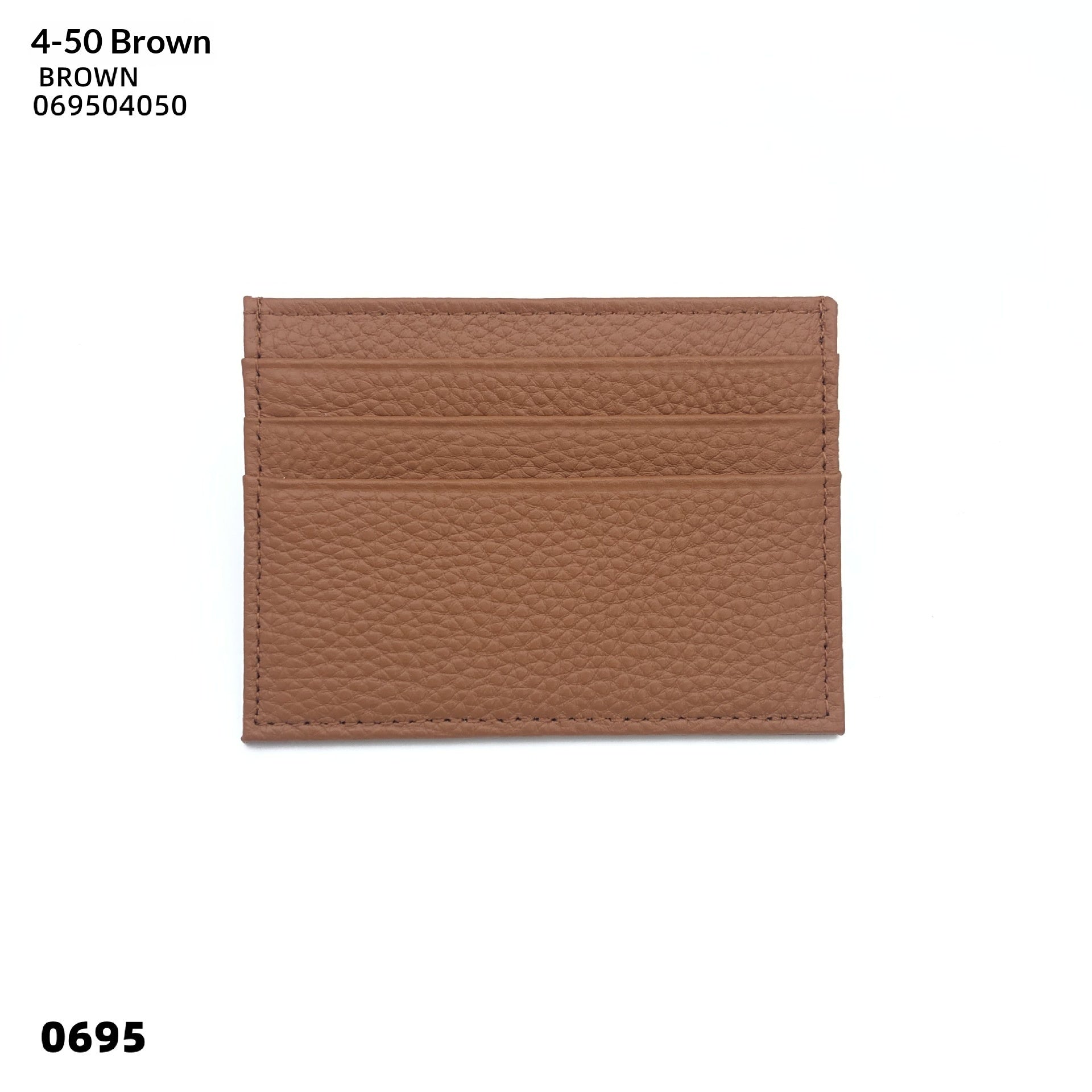 Portacarte martellato unisex