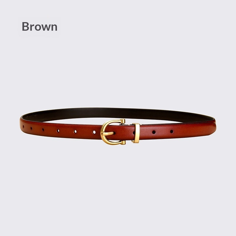 Cintura in pelle donna