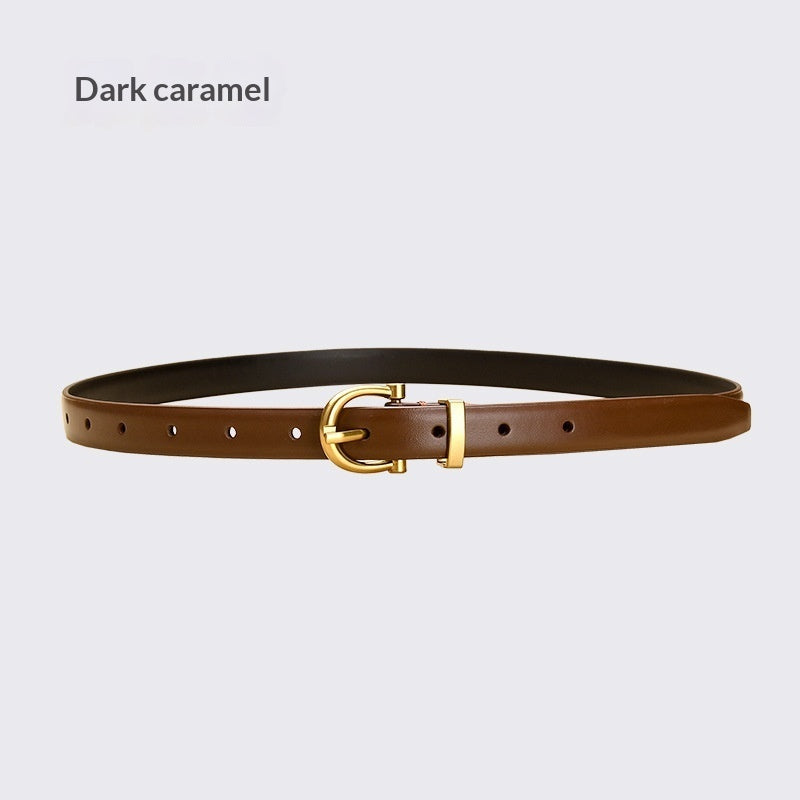 Cintura in pelle donna
