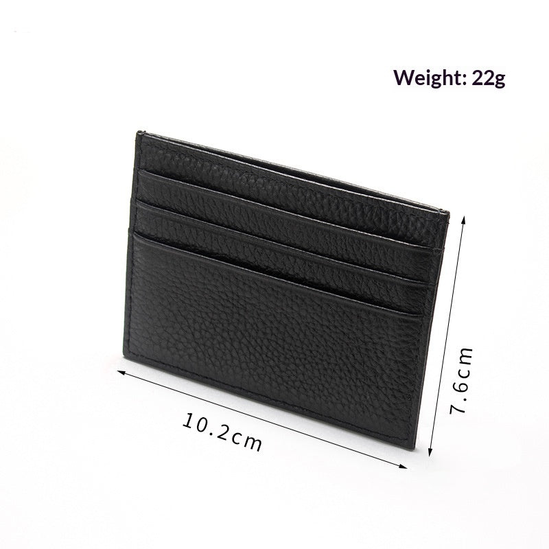 Portacarte martellato unisex