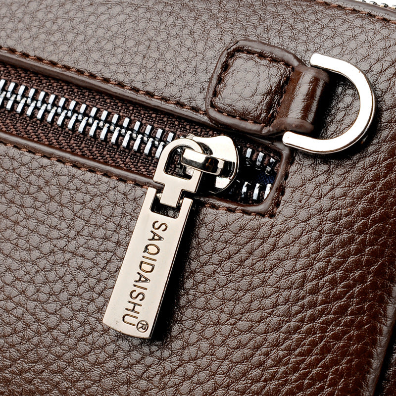 Pochette da uomo in pelle