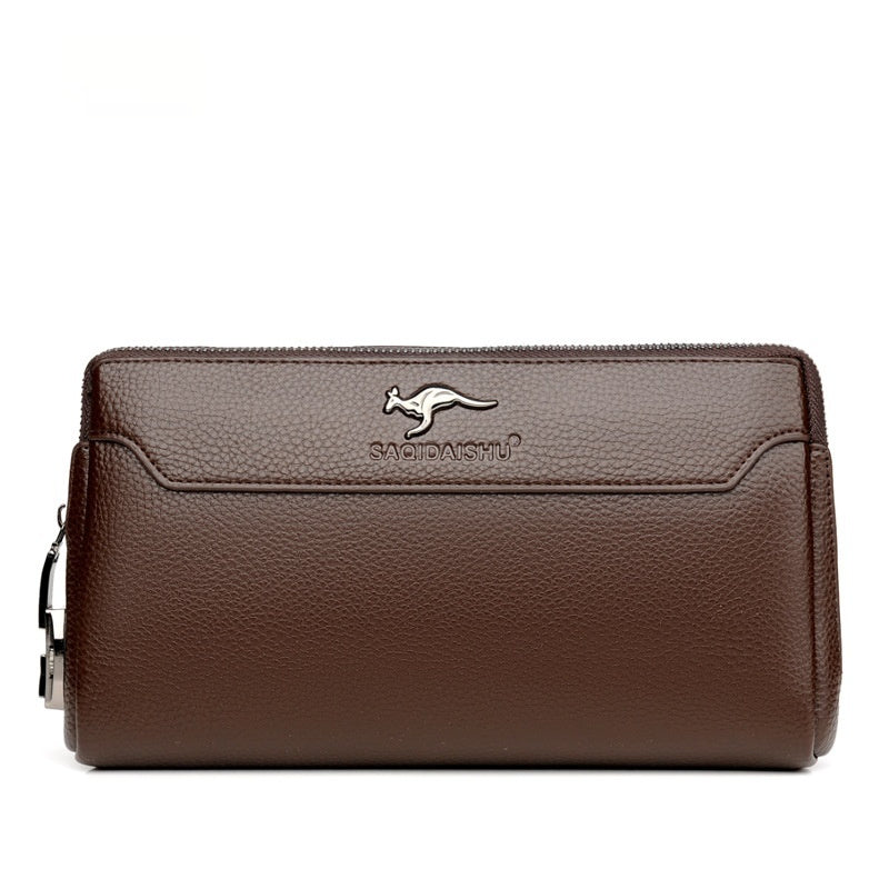 Pochette da uomo in pelle